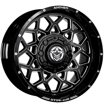 Anthem Off-Road Avenger Black Milled Wheel