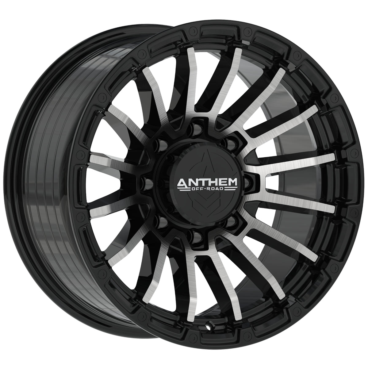 Anthem Off-Road Raider Black Machined Wheel