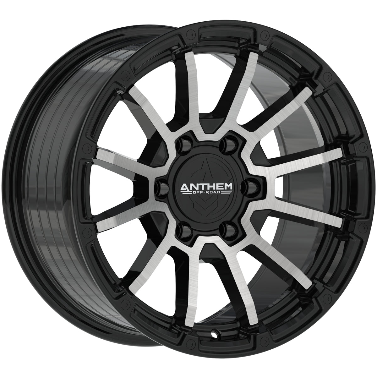 Anthem Off-Road Raider Black Machined Wheel