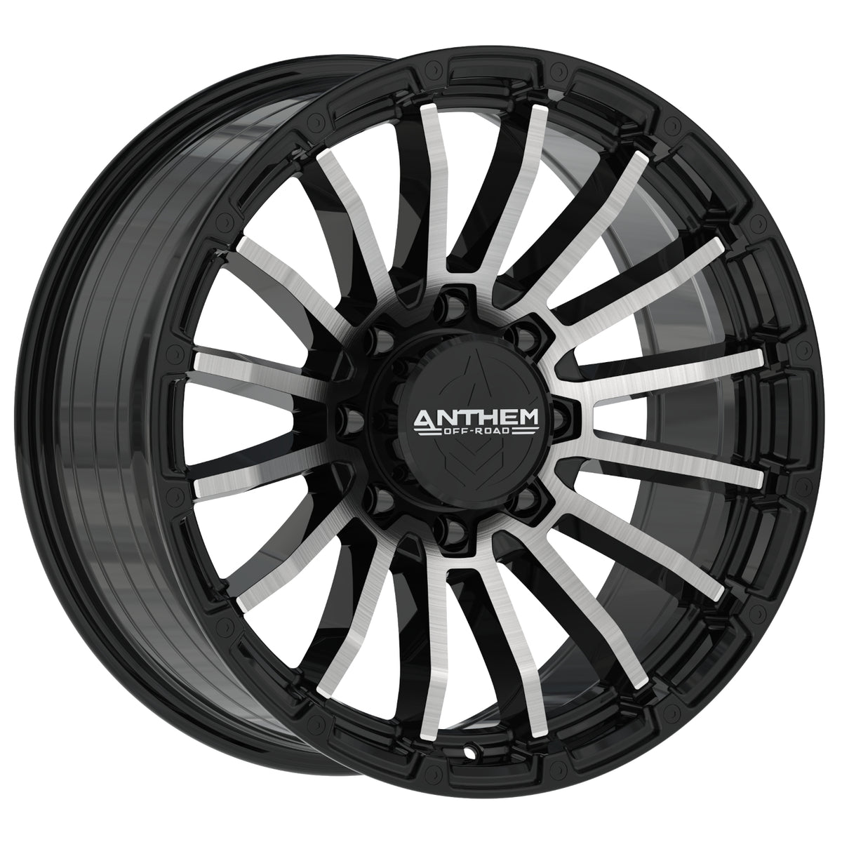 Anthem Off-Road Raider Black Machined Wheel