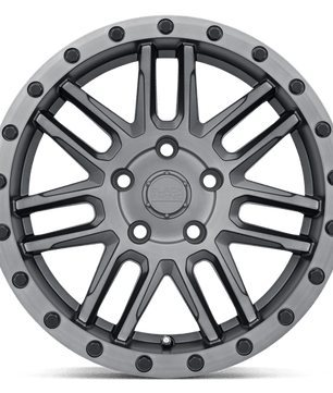 Black Rhino Hard Alloys Arches 15x7 +15 Matte Brushed Gunmetal