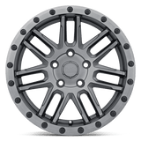 Black Rhino Hard Alloys Arches 15x7 +15mm Matte Brushed Gunmetal