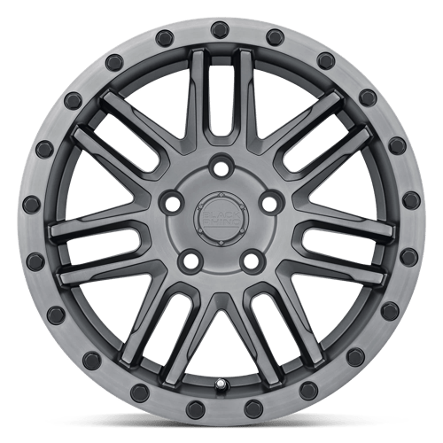 Black Rhino Hard Alloys Arches 15x7 +15 Matte Brushed Gunmetal