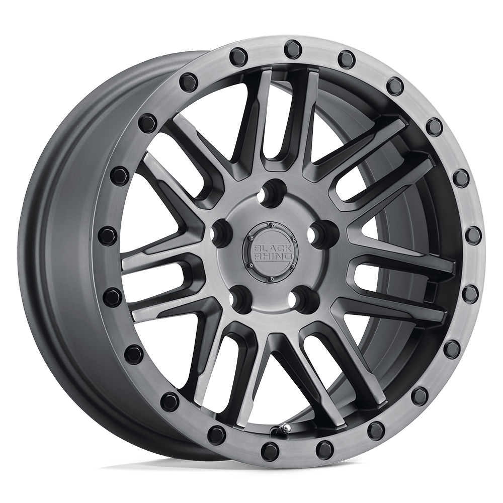 Black Rhino Hard Alloys Arches 15x7 +15 Matte Brushed Gunmetal