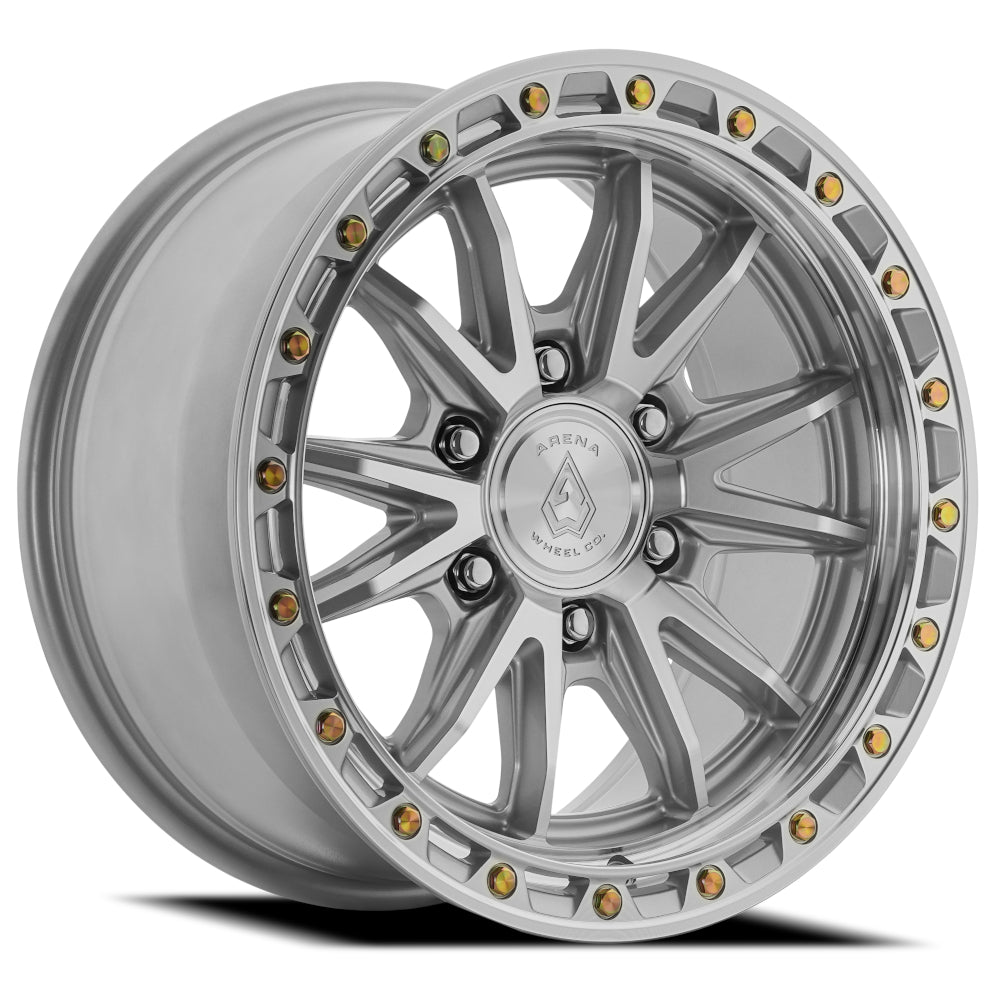 Arena Atlas Silver Machined Wheel