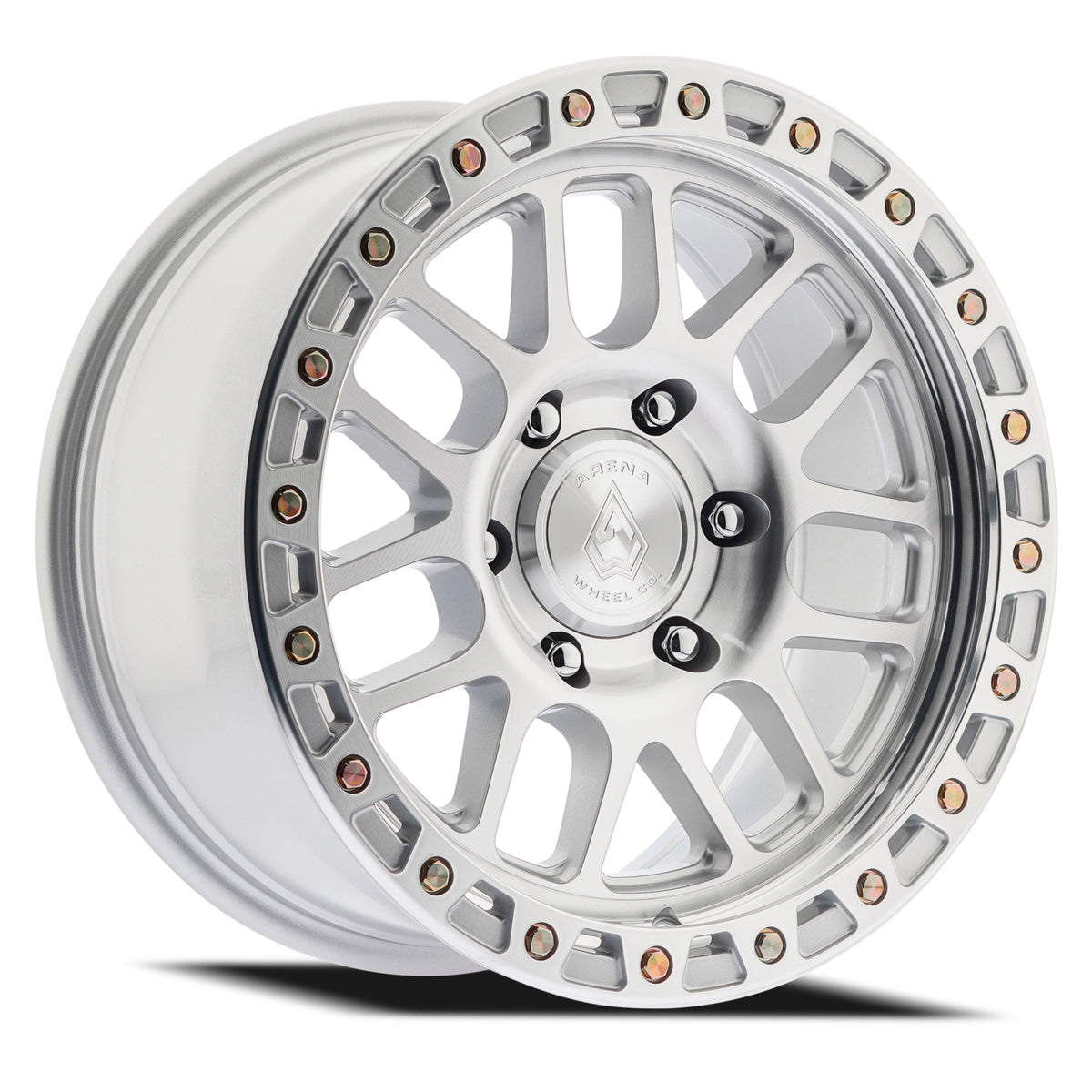 Arena Boost Silver Machined Wheel
