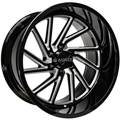 ARKON OFF-ROAD Kennedy Black Milled Wheel