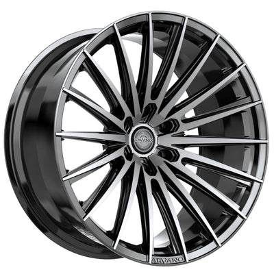 Arvano Geneva Black Brushed Wheel