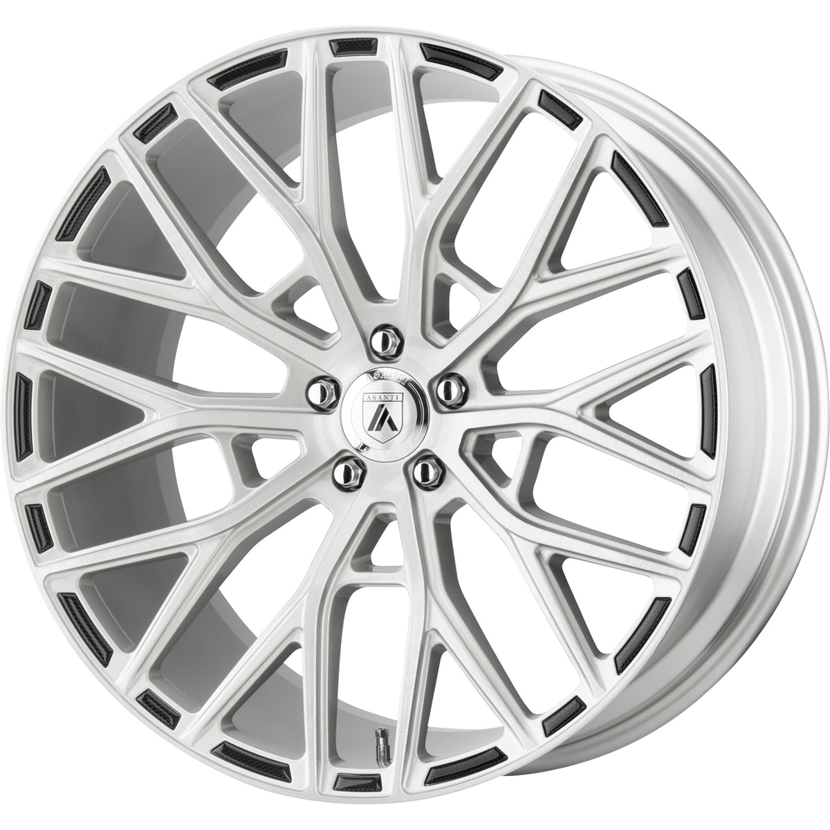 Asanti Black ABL-21 Silver Wheel