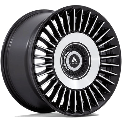 Asanti Black ABL-40 Black Machined Wheel