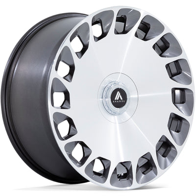 Asanti Black ABL-45 Platinum Machined Wheel