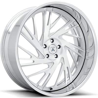 Asanti Forged AF868 Silver Brushed Wheel