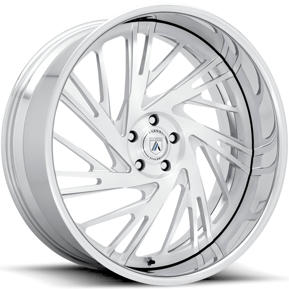 Asanti Forged AF868 Silver Brushed Wheel