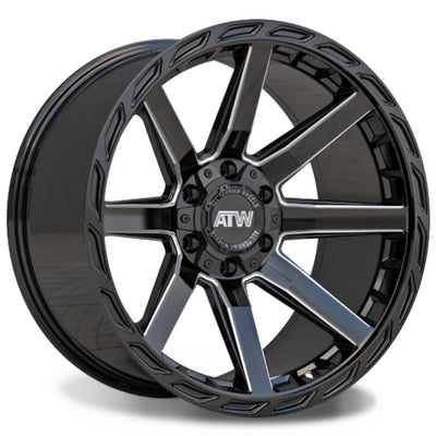 ATW Everglades Black Milled Wheel