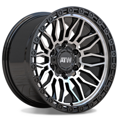 ATW Nile Black Machined Wheel