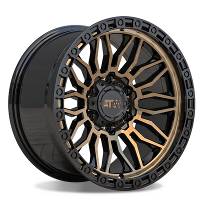 ATW Nile Black Bronze Machined Wheel