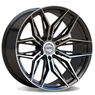 ATW Sahara Black Machined Wheel