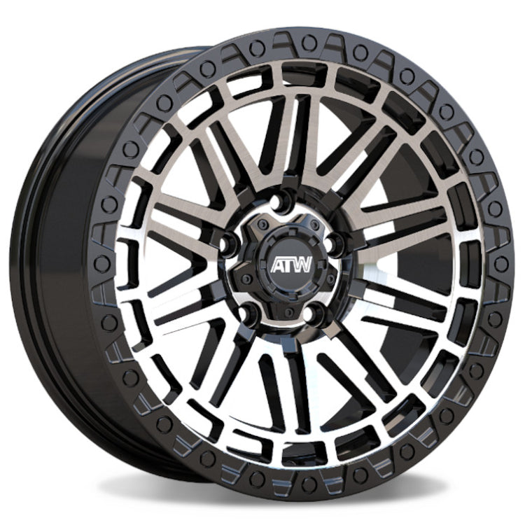 ATW Yukon Black Machined Wheel