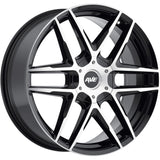 Avenue A613 Black Machined Wheel