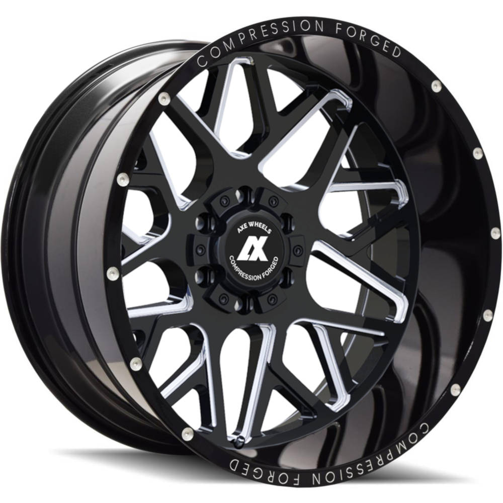Axe Offroad AX5.0 Black Milled Wheel