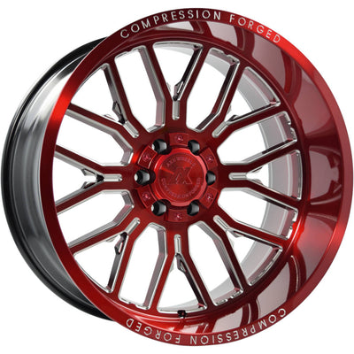 Axe Offroad AX6.2 Red Milled Wheel