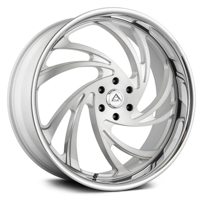 Azad AZ Drip Silver Milled Wheel