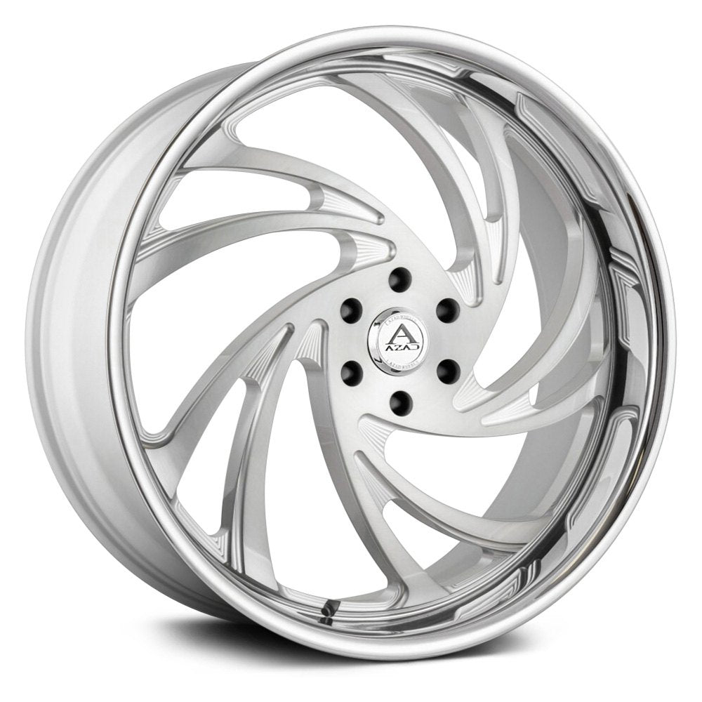 Azad AZ Drip Silver Milled Wheel