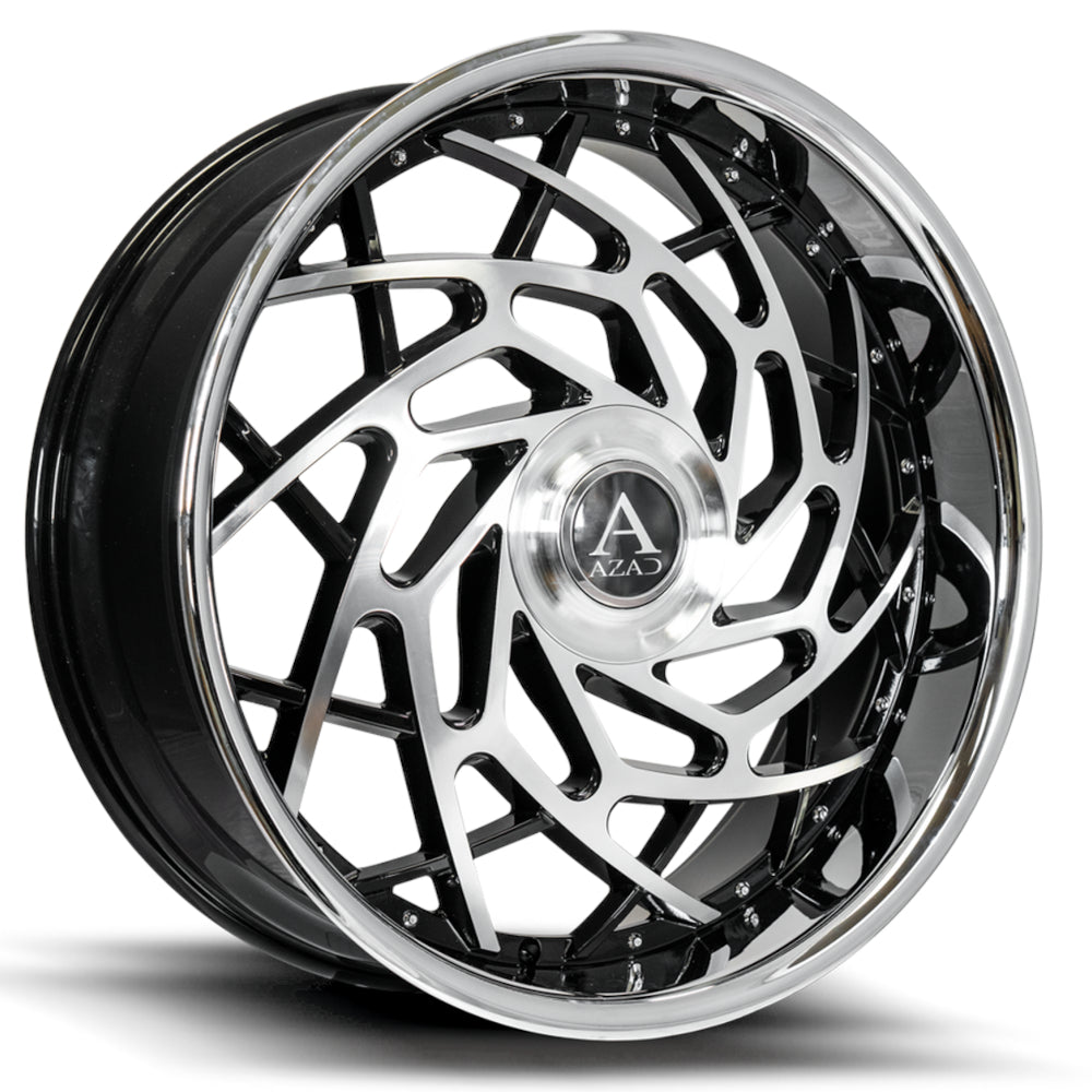 Azad AZ Reign Black Machined Wheel