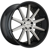 Azad AZ95 Black Brushed Wheel