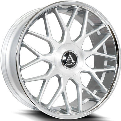 Azad AZV02 Brushed Silver wheel