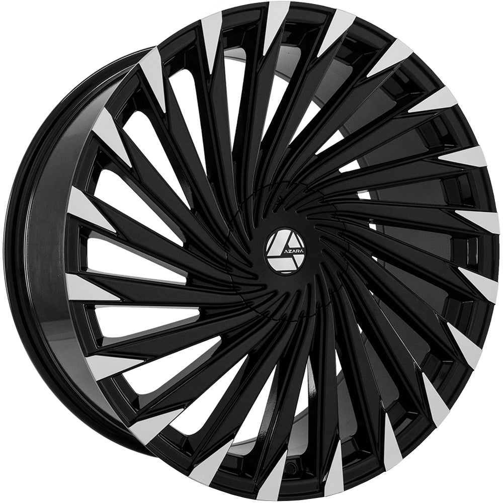 Azara AZA-501 Black Machined Wheel