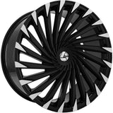 Azara AZA-501 Black Machined Wheel