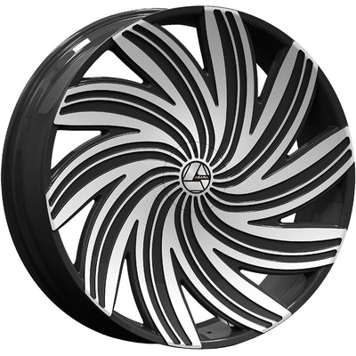 Azara AZA-502 Black Machined Wheel