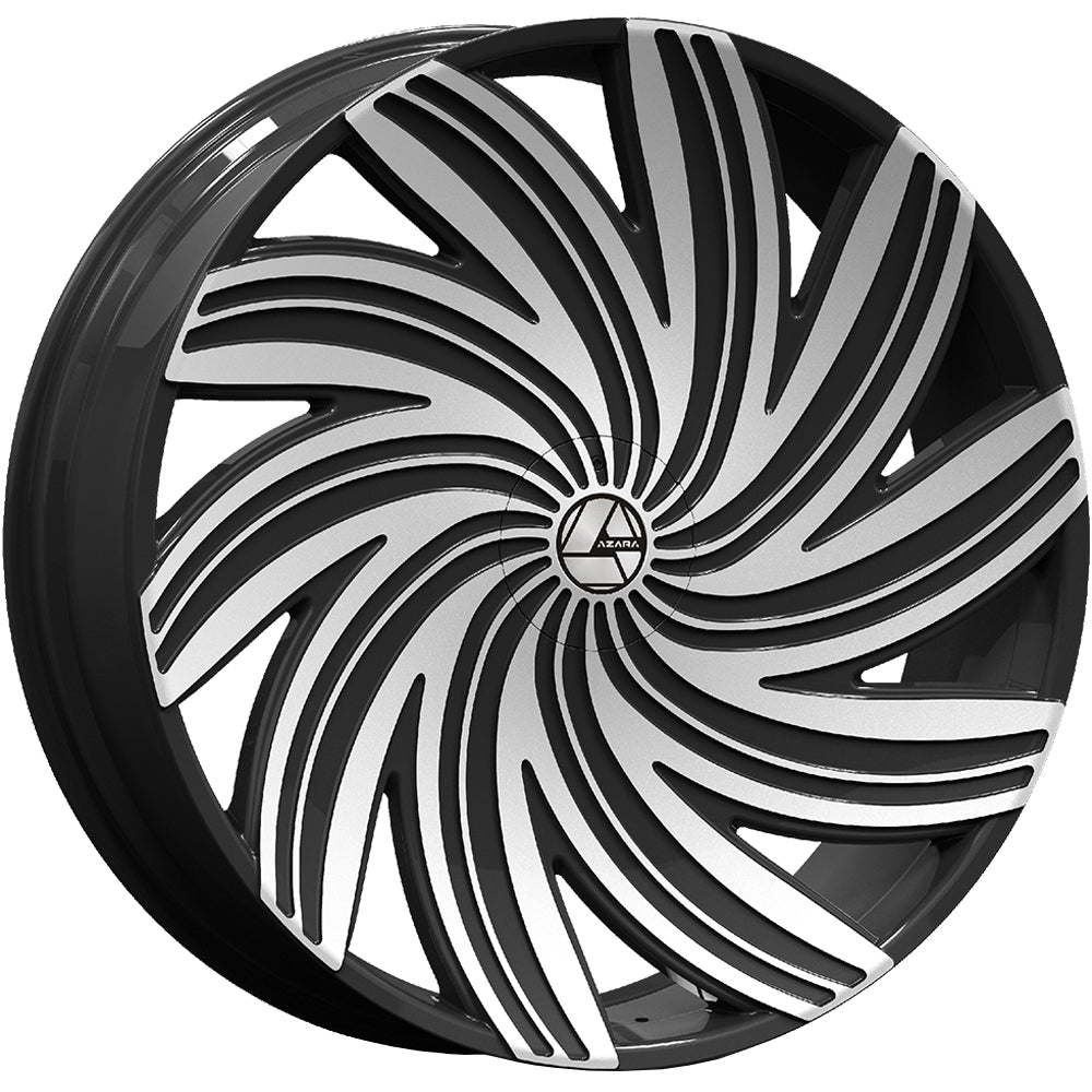 Azara AZA-502 Black Machined Wheel