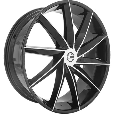 Azara AZA-506 Black Machined Wheel