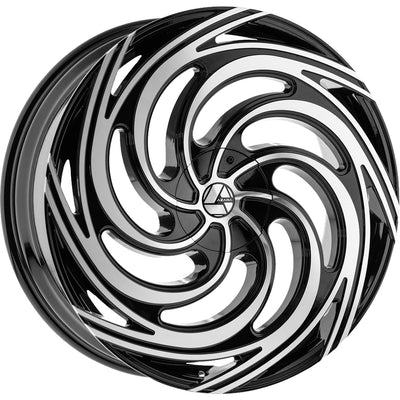 Azara AZA-519 Black Machined Wheel