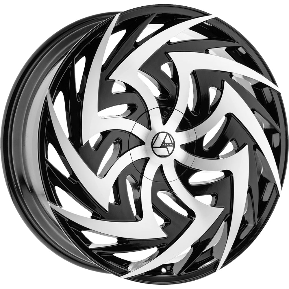 Azara AZA-520 Black Machined Wheel