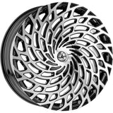 Azara AZA-523 Black Machined Wheel