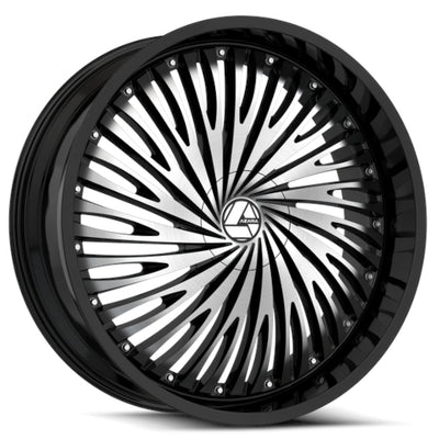 Azara AZA-526 Black Machined Wheel