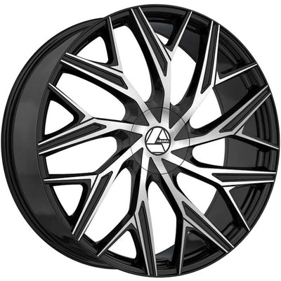 Azara AZA-527 Black Machined Wheel