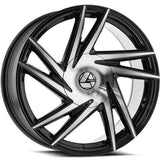 Azara AZA-529 Black Machined Wheel