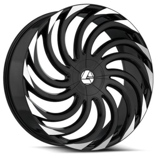 Azara AZA-534 Black Machined Wheel