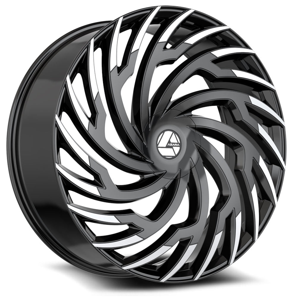 Azara AZA-536 Black Machined Wheel