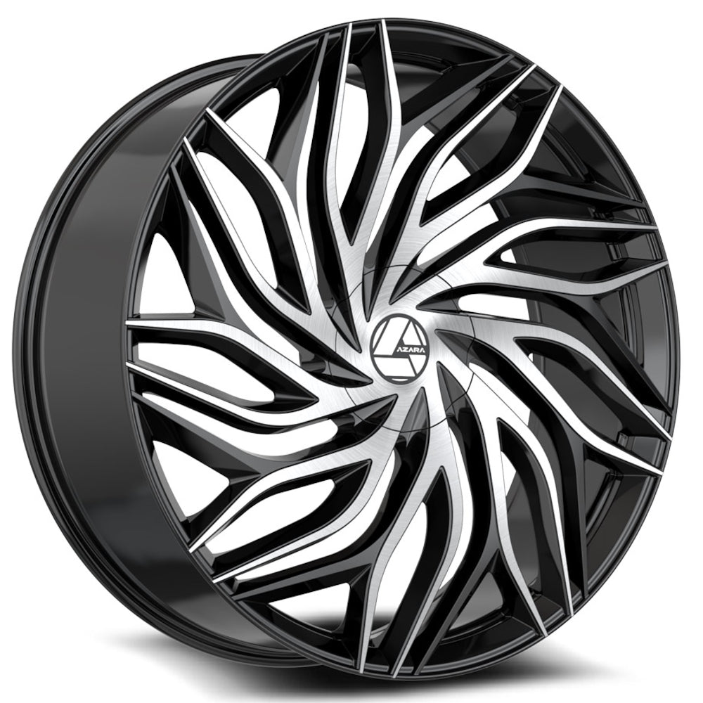 Azara AZA-537 Black Machined Wheel