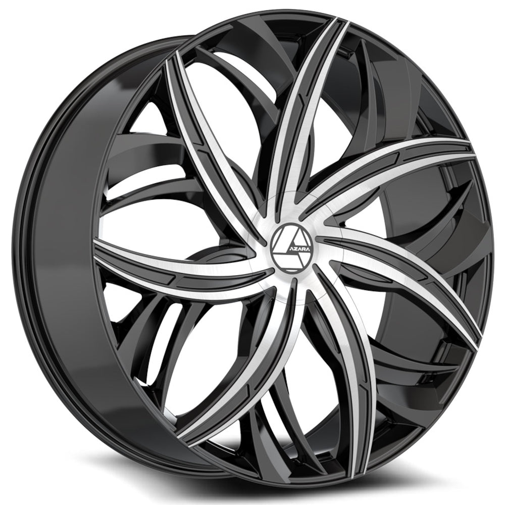 Azara AZA-541 Black Machined Wheel