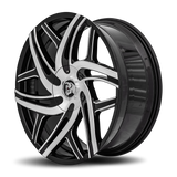 Diablo Hurricane HUR 24x10 +35mm Gloss Black Milled