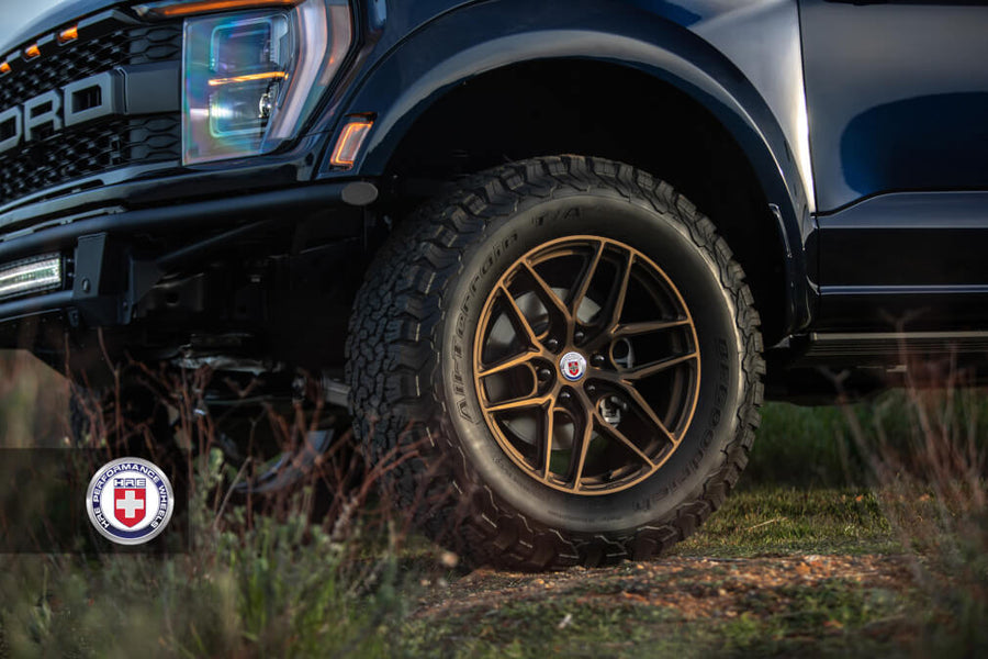 HRE P161SC forged wheel on Ford Raptor GEN 3 ON HRE P161SC IN Satin Bronze