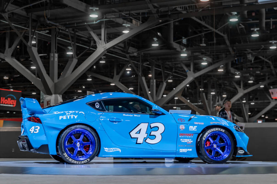 HRE C106 forged wheel on Richard Petty X Rutledge Wood Toyota Supra