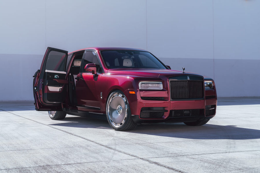 HRE L108M forged wheel on Rolls Royce Cullinan RED