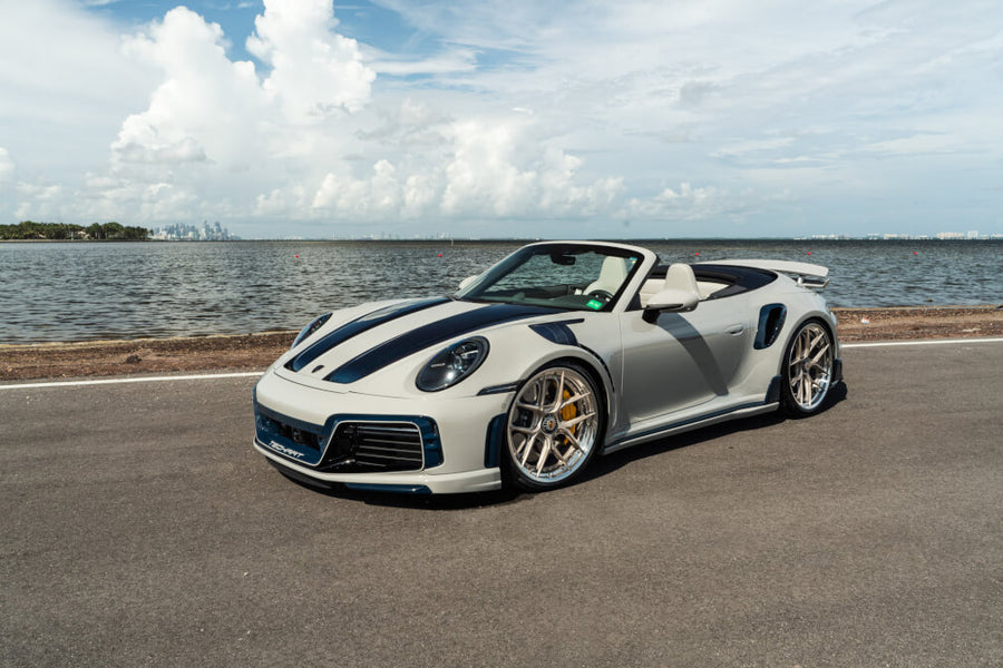 HRE S101SC forged wheel on Porsche 992 Turbo S Cabriolet Techart